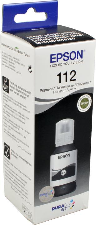 Produktbild Epson Ink/112 EcoTank Pigment Bottle (BK)