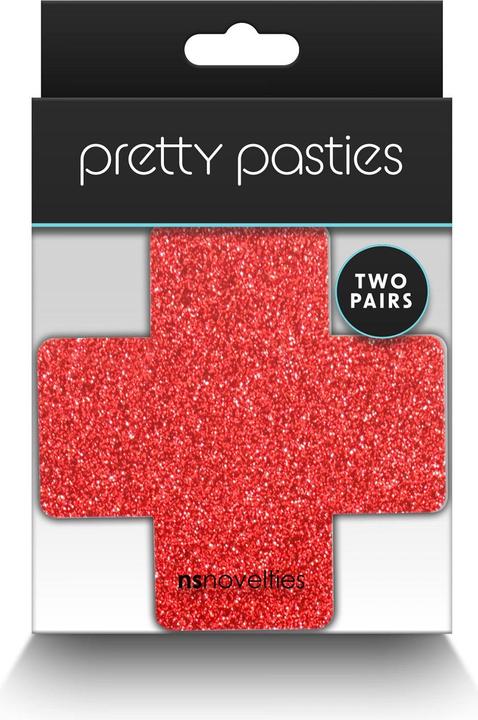 Produktbild NS Novelties Pasties Glitter Cross 2 Pairs