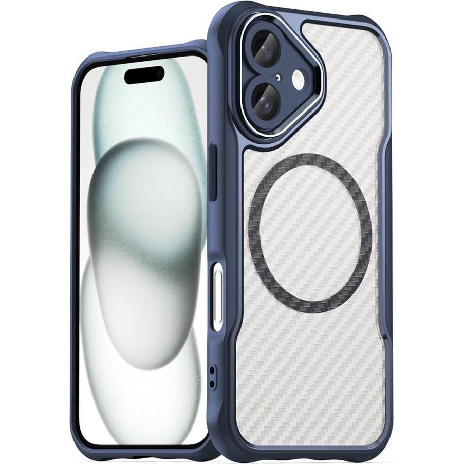 Hurtel Leading Series MagSafe Silicone Case for iPhone 16 Plus - Blue (Apple iPhone 16 Plus), Smartphone Hülle, Blau