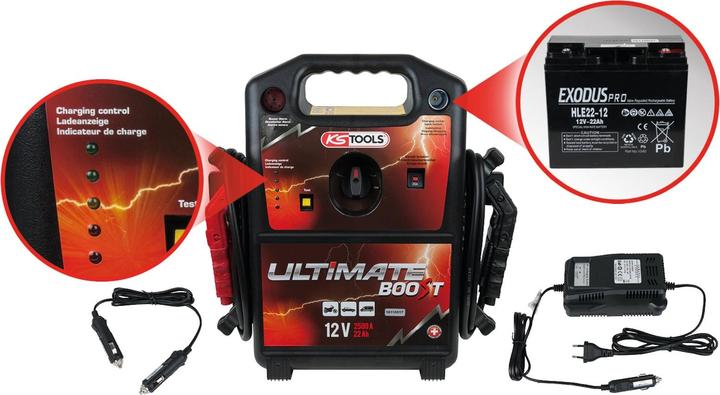 Produktbild KS Tools 550.1810 (2500 A, 22000 mAh)