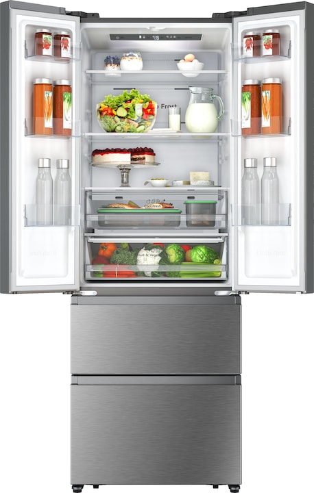 Actual product image Hisense RF632N4BCE Side-by-side Refrigerator Free Installation 485 L E Stainless Steel (485 l)