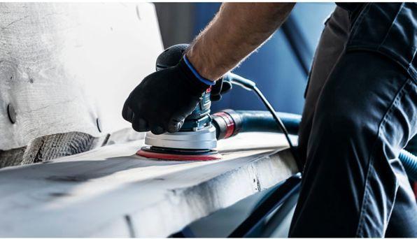 Actual product image Bosch Professional Zubehör EXPERT M480 Sanding net for random orbital sander, 150 mm, G 150, 50 pieces (150)