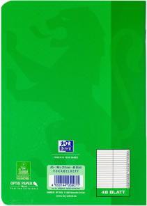 Produktbild Oxford Vokabelheft mit Register A5, 48 Blatt, m. Register A-Z, 90 g/m² (A5, Speziallineatur, Weicher Einband)