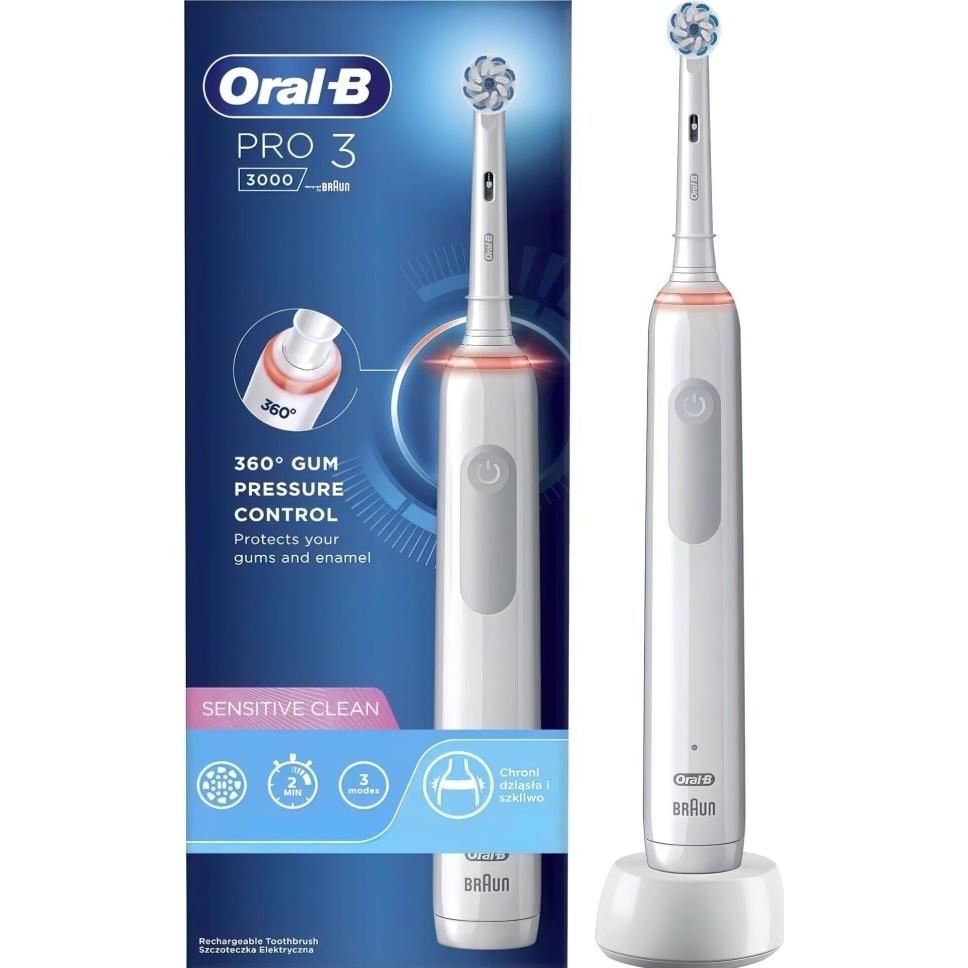 Oral-B, Elektrische Zahnbürste, Oral B - Pro 3 3000 (Oszillierende Zahnbürste)