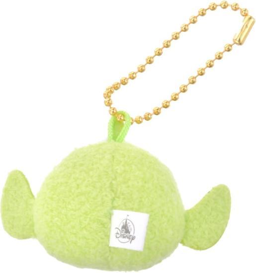 Actual product image Disney Little Green Men/Alien plush keyring pendant
