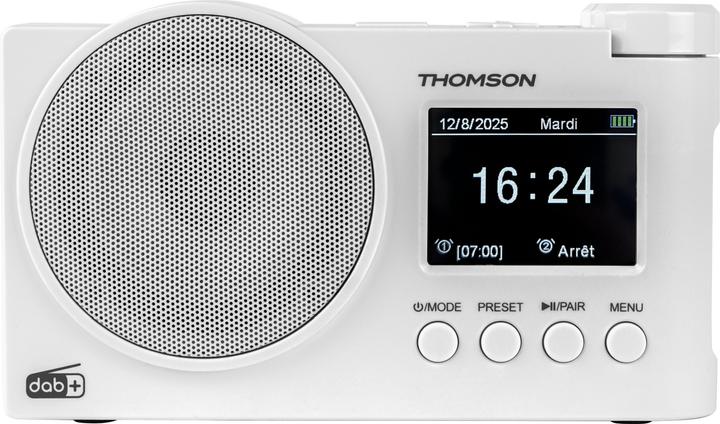 Produktbild Thomson RT400DAB DAB+ / FM Radio / BT - White (DAB+, FM, Bluetooth)