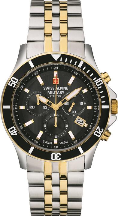 Immagine prodotto Swiss Alpine Military Collezione CHALLENGER CHRONO - Orologio svizzero al quarzo (Fatto in Svizzera, 42 mm)