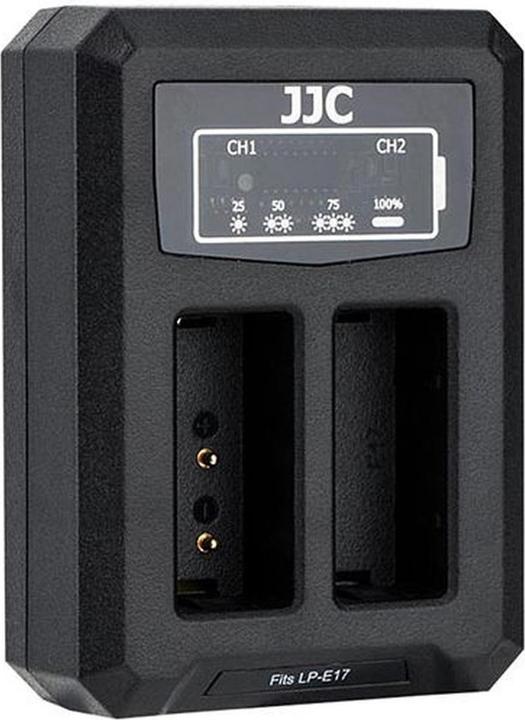 Image du produit JJC Canon DCH LPE17 USB Dual Battery Charger (voor Canon LP/E17 accu) (Chargeur de batterie d'appareil photo)