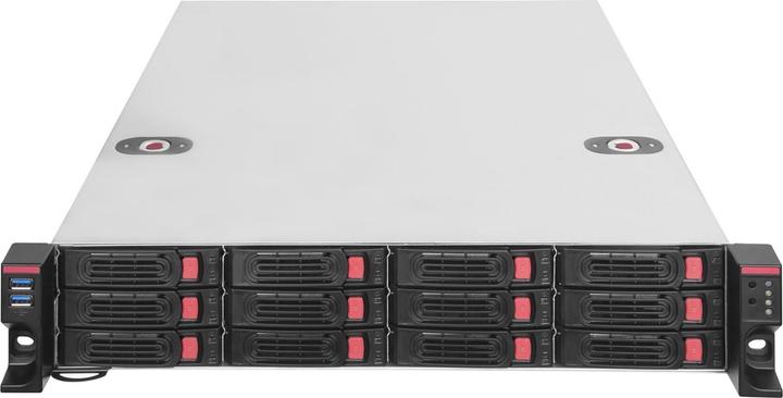Silverstone RM22-312 Boîtier de serveur rackable, 2U, E-ATX
