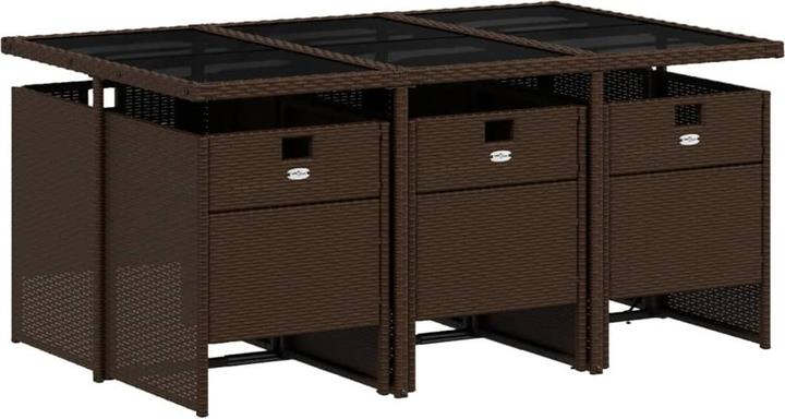 Produktbild vidaXL Garten Essgruppe (165 x 106 x 73 cm)