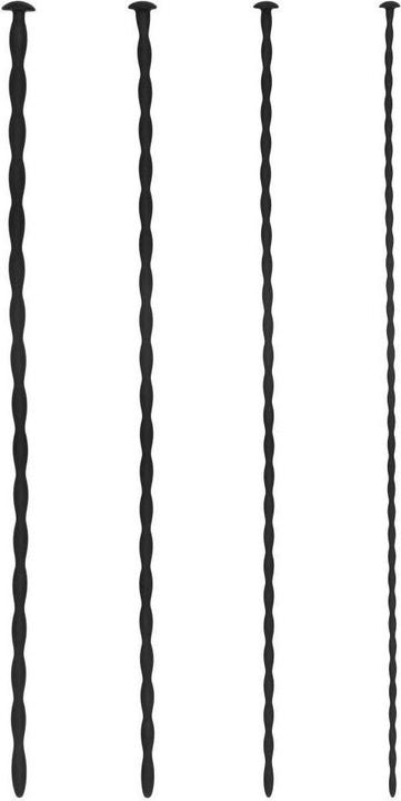 Ouch! Set de bouchons à vis en silicone en forme de spirale - Uréthral Sounding pour débutants