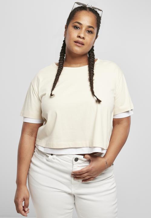 Produktbild Urban Classics Ladies Full Double Layered Tee (L)