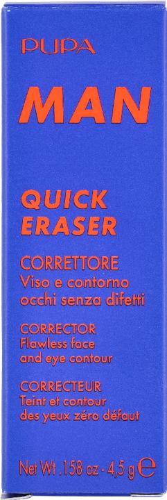 Produktbild Pupa Milano Man Range Quick Eraser Light (001 Light-Medium Skin)