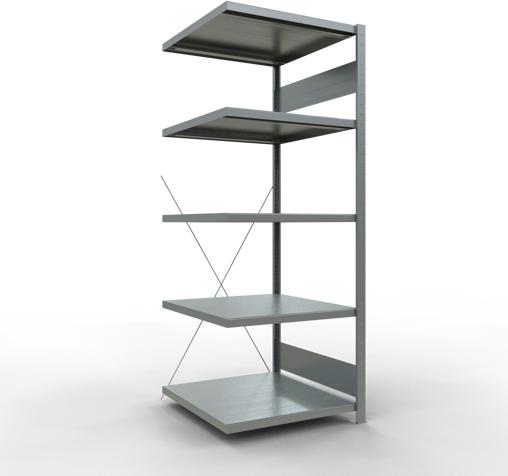 Actual product image Schulte Lagertechnik MULTIplus250 boltless bay system with cross brace