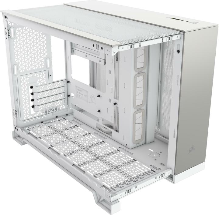 Produktbild Corsair 2500X (wei?/aluminium, Tempered Glass x 2) (Mini-ITX, mATX, ATX)