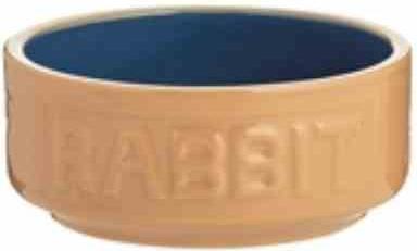 Mason Cash Blue and Cane Bowl Rabbit
