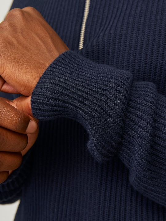 Image du produit Jack & Jones Unicolore Pull en tricot avec demi-zip Pull en tricot avec demi-zip (XXL)