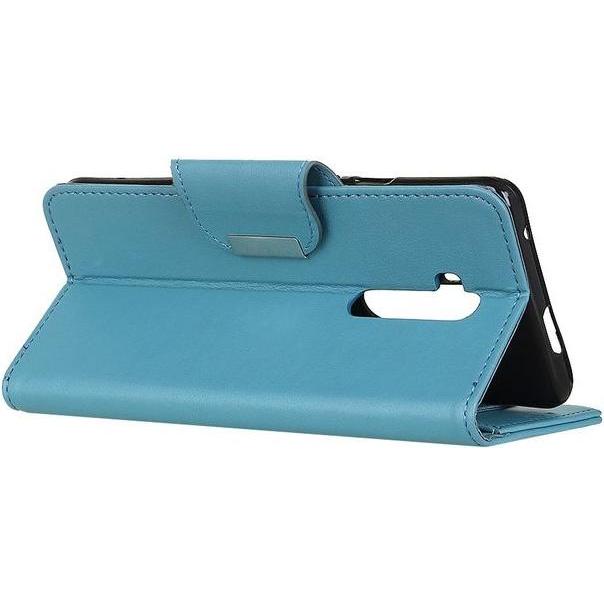 Thumbnail - MU Classic Classic II Leder Bookcover Series (OnePlus 7T Pro), Smartphone Hülle, Blau