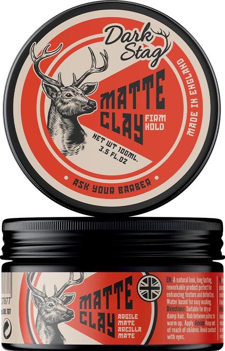 Produktbild Dark Stag Matte Clay (Haarwachs, 100 ml)