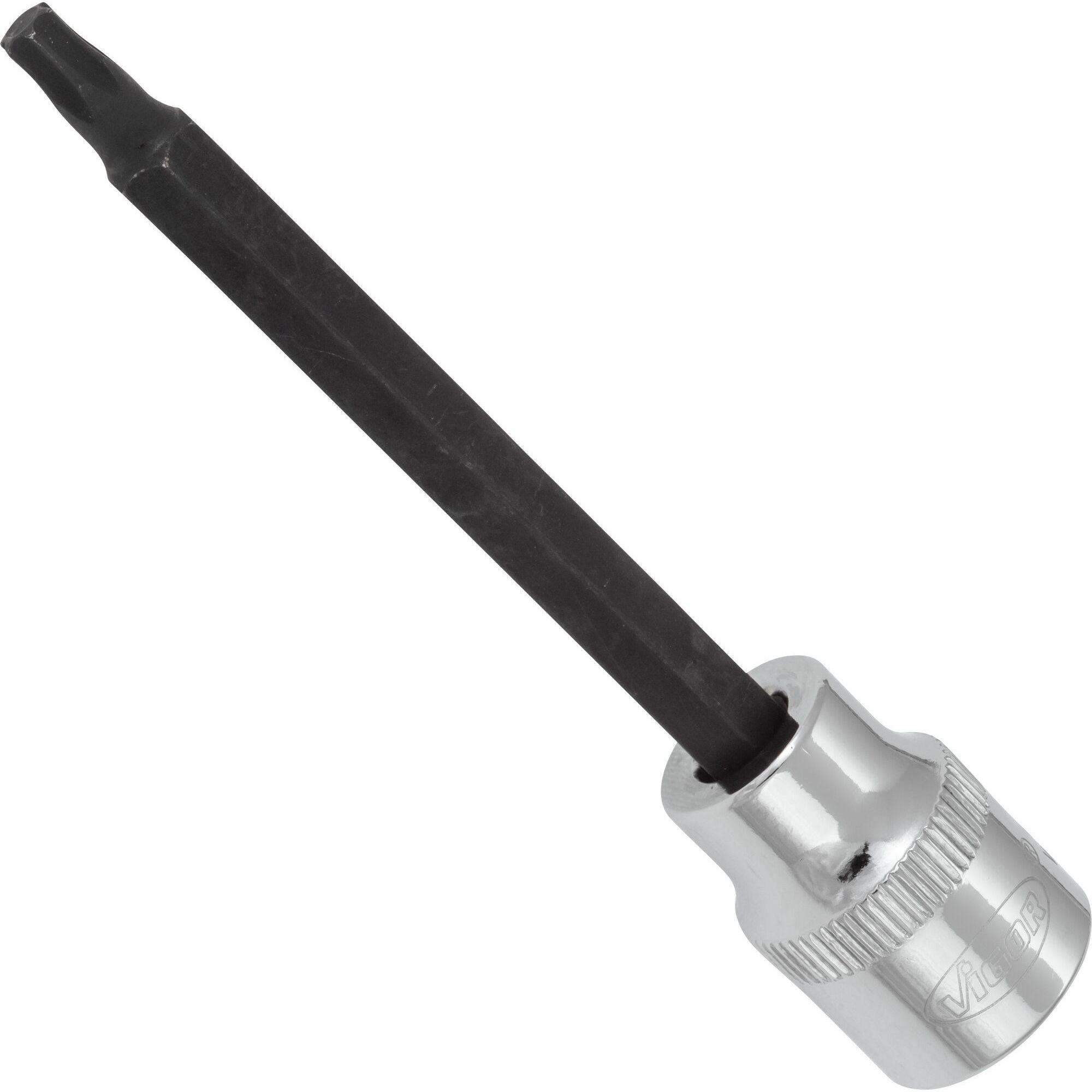 Vigor, Steckschlüssel + Stecknuss, 3/8" TORX-SCHRAUBENDR.EINSATZ T25, 93MM