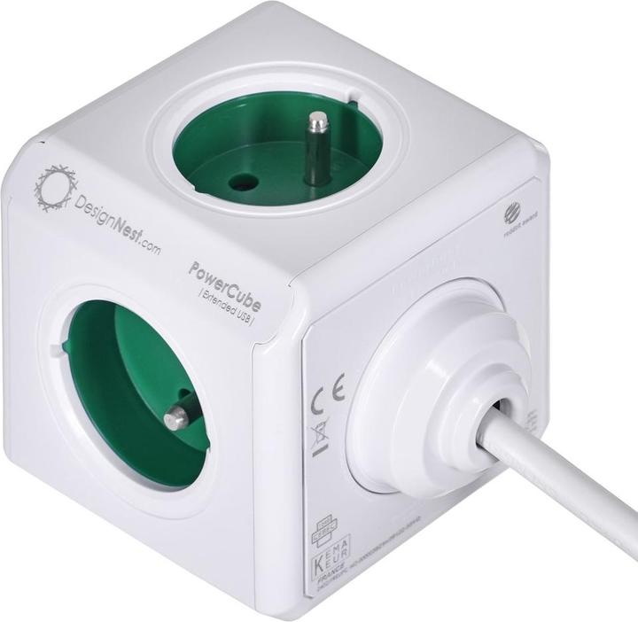 Image du produit Allocacoc 2402GN/FREUPC Intérieur 1.5m Vert (4 x, PECO 7/5, 1.50 m)