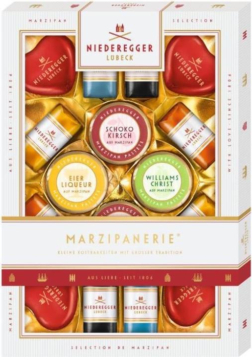 Produktbild Niederegger Lübeck Marzipanerie Pralinen mit Zartbitter Schokolade assortiert (206g) (206 g)