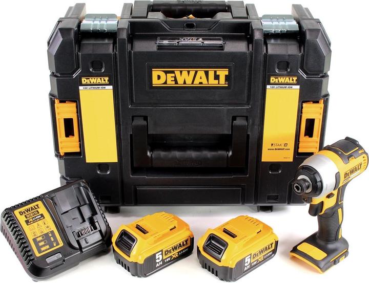 Actual product image DeWalt DCF 787 P2 Battery Impact Wrench 18V 170Nm Brushless + 2x Battery 5,0Ah + Charger + TSTAK