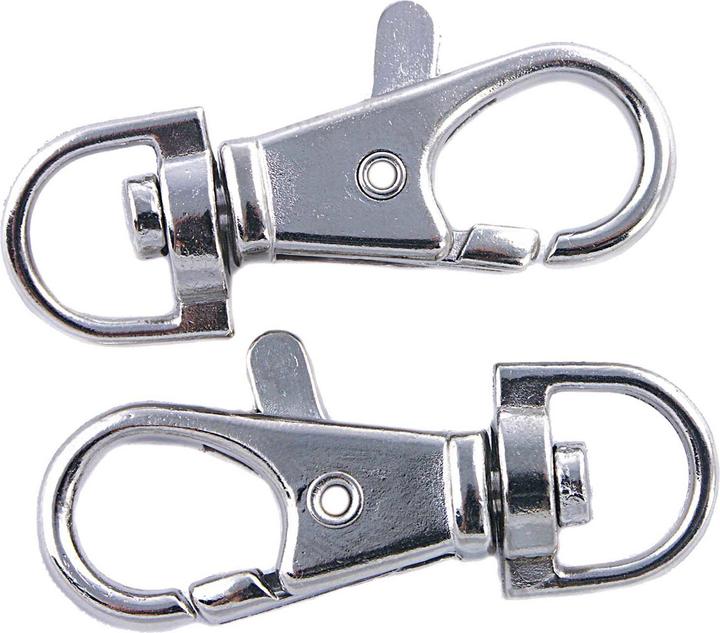 Rico Design Anhänger Karabiner 38 x 18 mm, 2 Stück