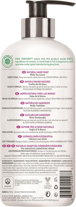 Image du produit Attitude soupe naturelle (Savon liquide, 473 ml)