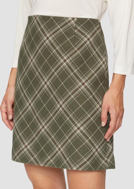 Produktbild s.Oliver Rock Kurzer Rock mit Web-Karo (46)