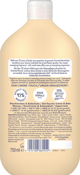 Immagine prodotto Fa Duschgel Oriental Neroli 750ml (750 ml)