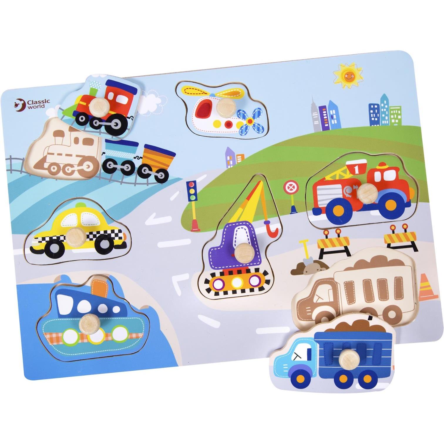 Classic World Verkehr- Puzzle (7 Teile)