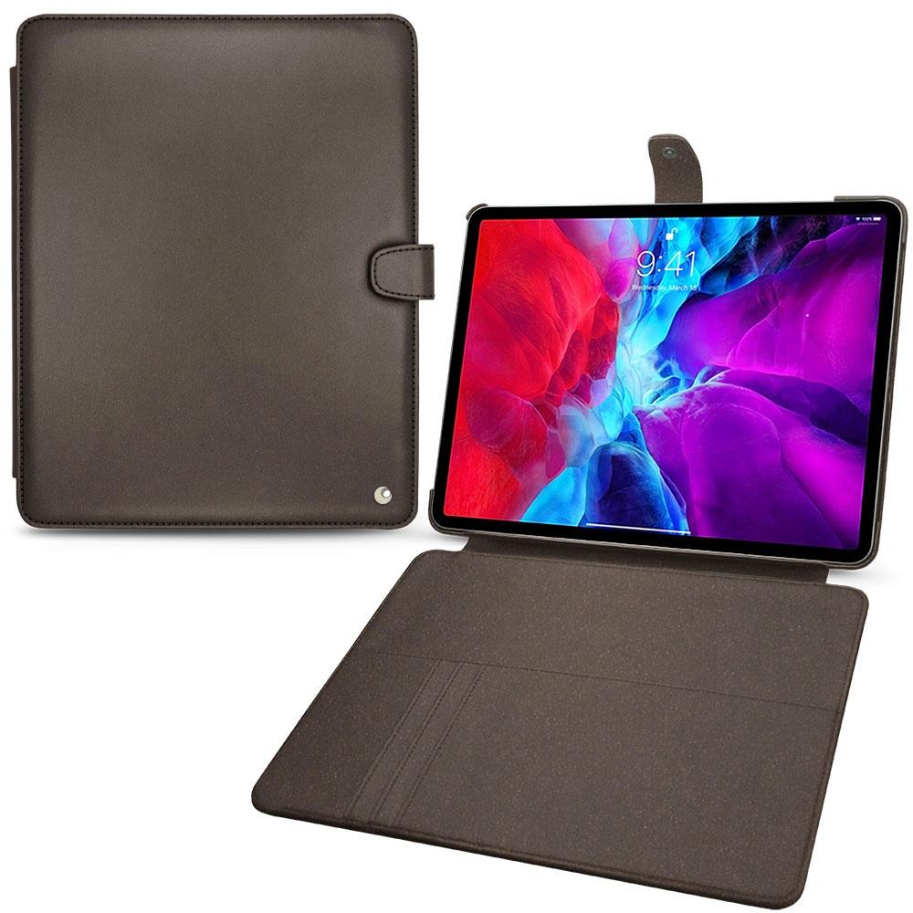 Thumbnail - Noreve Lederschutzhülle Wallet (iPad Pro 12.9 2020 (4. Gen)), Tablet Hülle, Grau