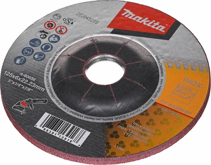 Actual product image Makita Cordless angle grinder DGA513Z (125 mm)
