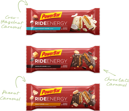 Produktbild Powerbar Ride Energy (Haselnuss, Karamell, Schokolade, 18 Stk., 990 g)