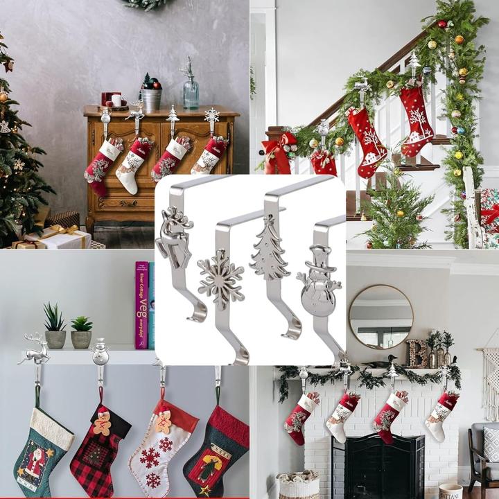 Produktbild Molinter Weihnachtsstrumpfhalter (4 Stück)
