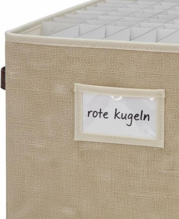 Produktbild Relaxdays Weihnachtskugel-Aufbewahrungsbox (66.50 cm)