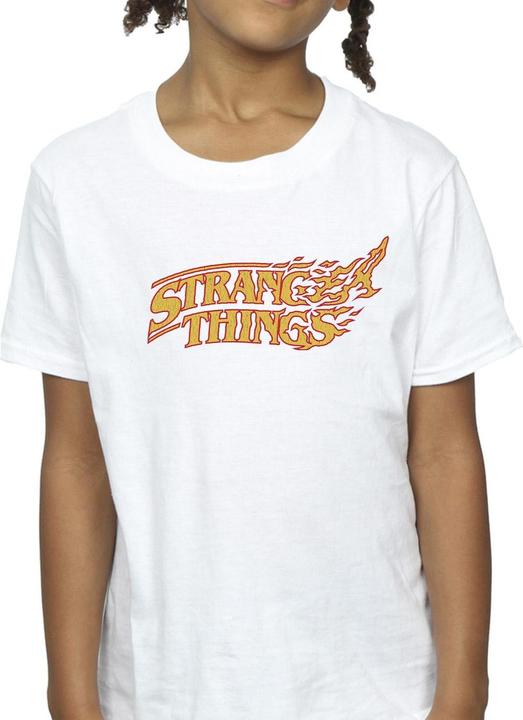 Produktbild Netflix Stranger Things Logo Breaking TShirt Mädchen (152, 158)