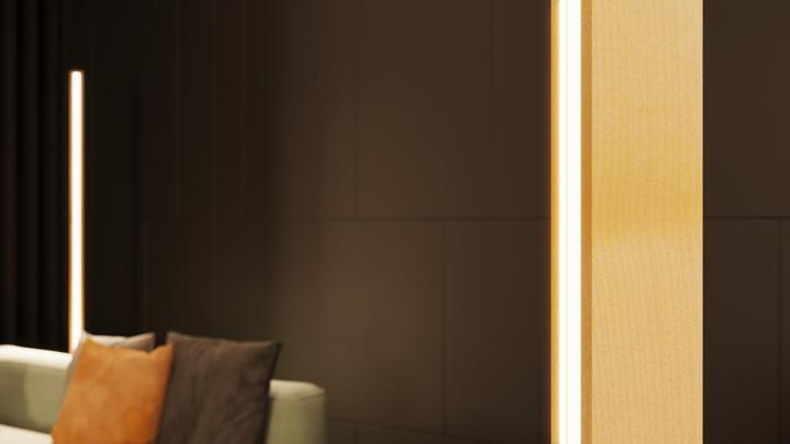 Immagine prodotto kln.swiss Lampada da terra in legno Columna (4845 lm)