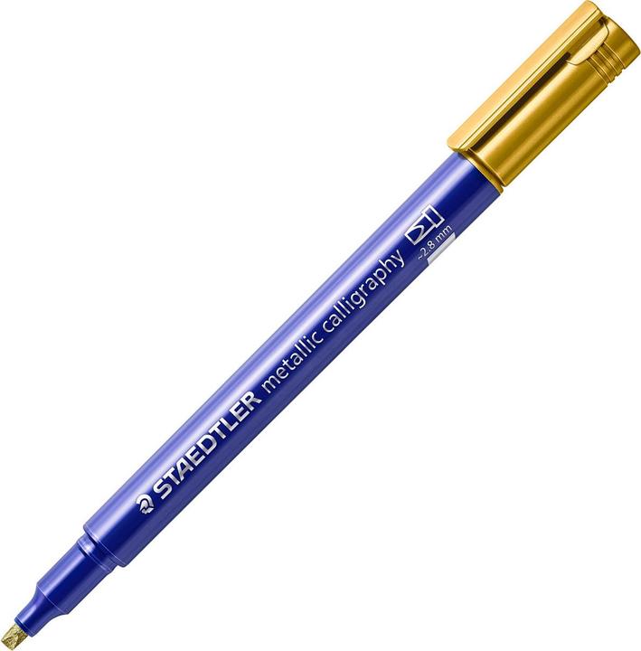 Actual product image Staedtler Permanent marker metallic calligraphy, gold (1x)