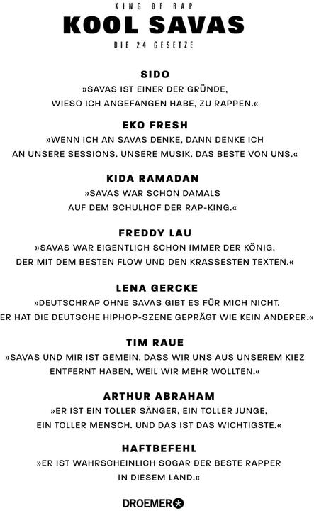 Image du produit King of Rap (Allemand, Kool Savas, 2021)