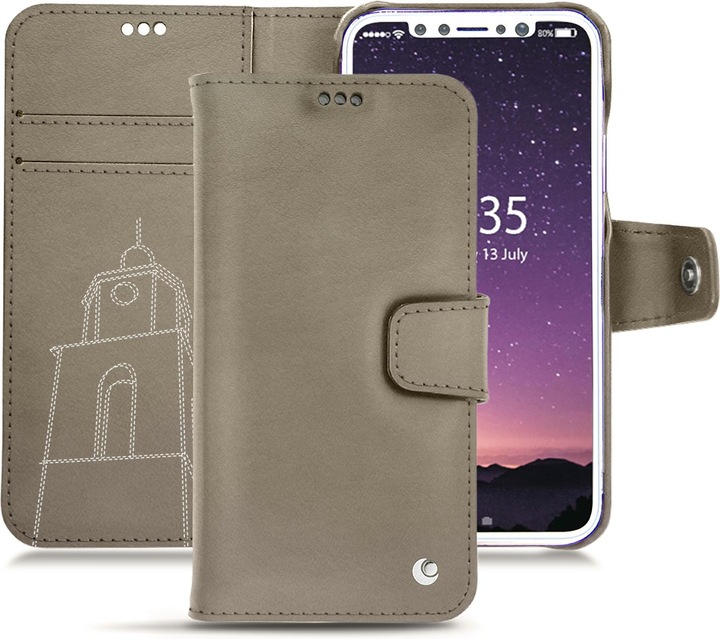 Produktbild Noreve Lederschutzhülle Wallet (Apple iPhone X)