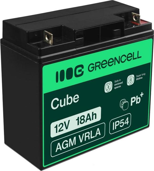 Actual product image GreenCell AGM09 (12 V, 18 Ah)