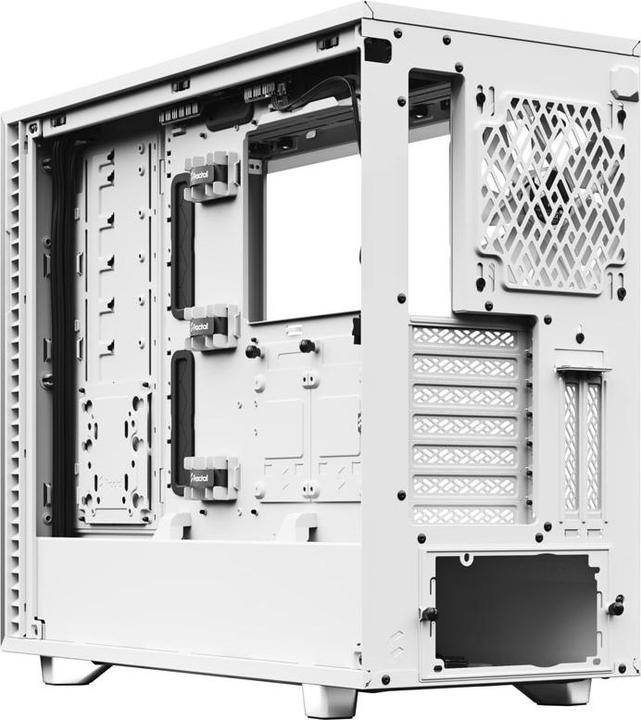 Actual product image Fractal Define 7 White TG Clear Tint (ATX, mATX, Mini-ITX, E-ATX)