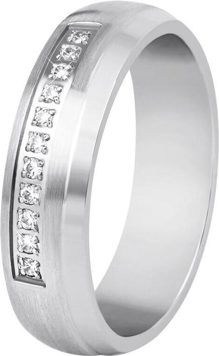 Image du produit Beneto Bague de mariage pour femme en acier SPD03 - Circuit : 53 mm (53, Acier)