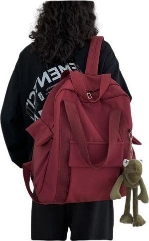 Produktbild Only-Bags.Store Wasserdichter Rucksack für die Schule, Reiserucksack, Nylonrucksack, Schulrucksack, minimalistische