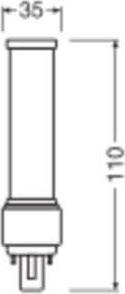 Produktbild Ledvance LED-Kompaktlampe (G24d-1, 5 W, 600 lm, 1 x, E)