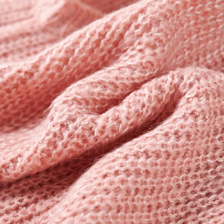 Produktbild VidaXL Kinder-Pulloverweste Gestrickt Hellrosa 116,Material: 67 (116)
