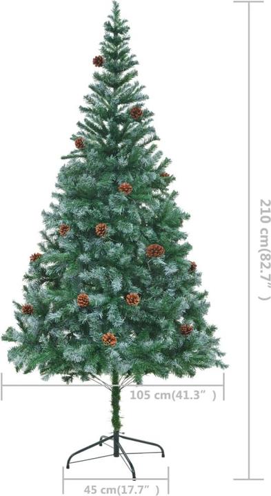 Produktbild vidaXL Weihnachtsbaum (210 cm)