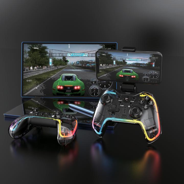 Produktbild White Shark GPW-8040 Praetorian RGB BT Controller (Android, iOS, PC, PS3, PS4, Switch)